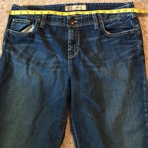 BKE Wendi denim Jean capris size 34 medium wash